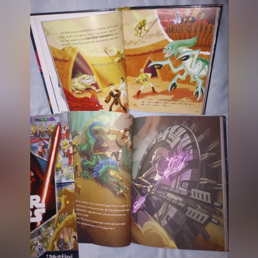 3 Star Wars Books Kids Bedtime 5 Minute Stories - Picture 6 of 10